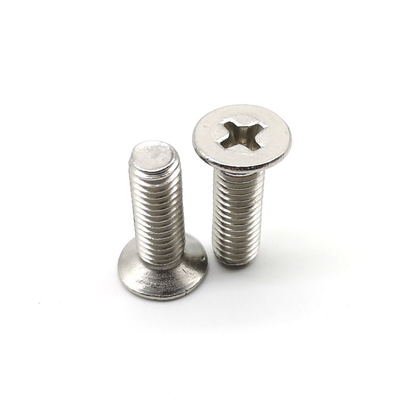 316 Stainless Steel Countersunk Phillips Machine Screws A4-70 DIN 965 Screw