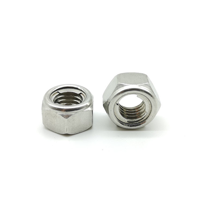 GB 6184 Stainless Steel Metric Nuts Spring Stop Metal Insert Lock Nuts