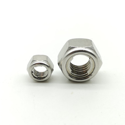GB 6184 Stainless Steel Metric Nuts Spring Stop Metal Insert Lock Nuts