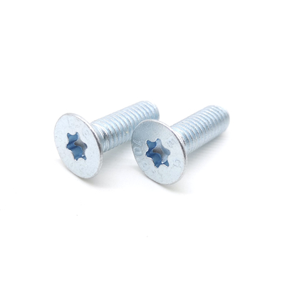 ISO14581 Countersunk Head Screws Alloy Steel Class 10.9 Zinc Plated Torx