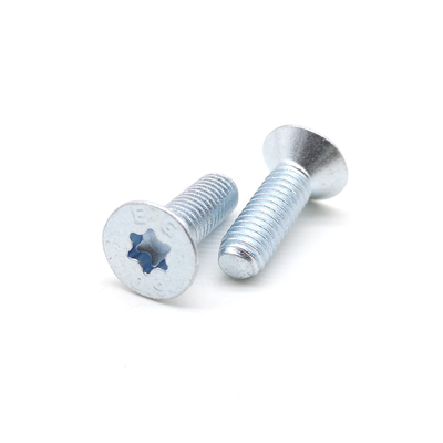 ISO14581 Countersunk Head Screws Alloy Steel Class 10.9 Zinc Plated Torx
