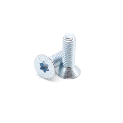 ISO14581 Countersunk Head Screws Alloy Steel Class 10.9 Zinc Plated Torx